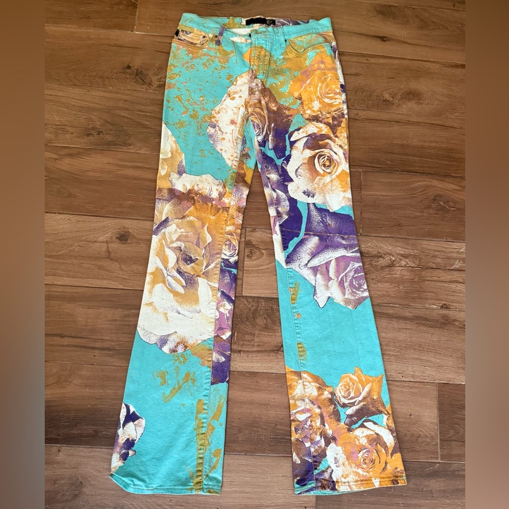 Just Cavalli vintage floral print jeans